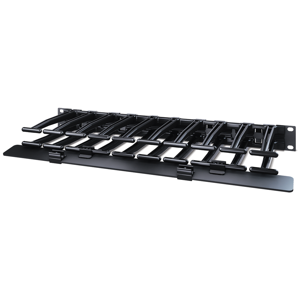 NetShelter - Gestionnaire câbles horizontal - 1U x 6p de profondeur - avec capot