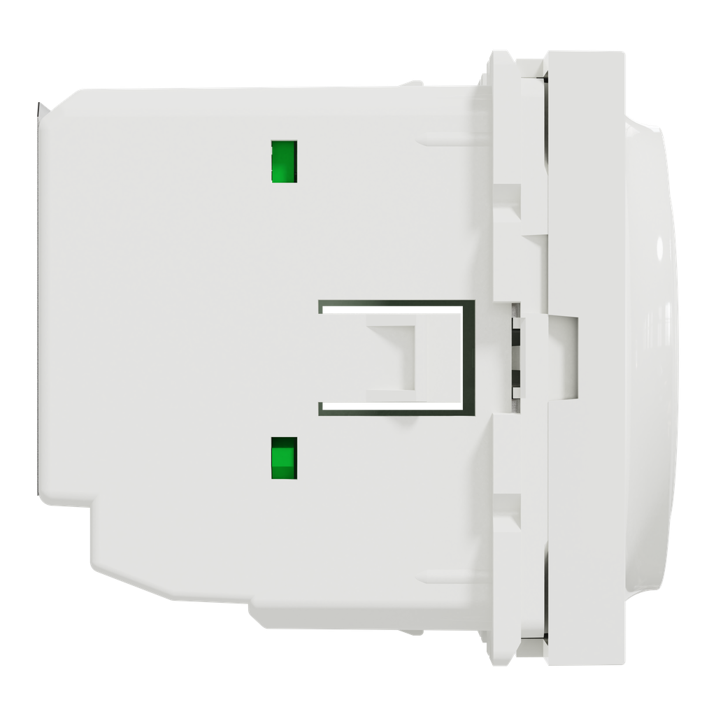 Unica - thermostat chauffage / climatisation - 8A - Blanc - méca seul