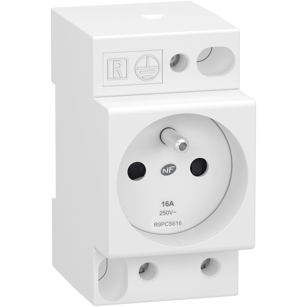 Resi9 - prise de courant - 2P+T - 250V - 16A