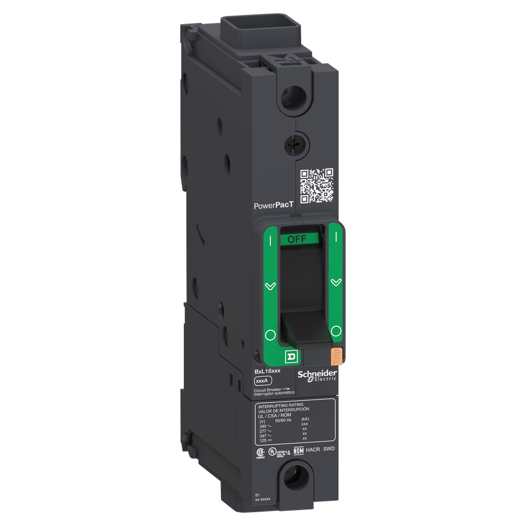 PowerPact B - disjoncteur BD - 18kA 347V - TM15D - 1P - cosse