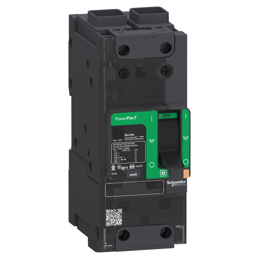 PowerPact B - disjoncteur BD - 18kA 600Y/347V - TM20D - 2P - cosse