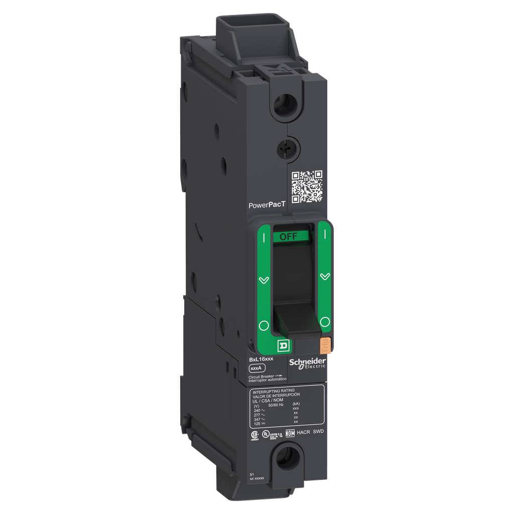 PowerPact B - disjoncteur BG - 35kA 347V - TM60D - 1P - Everlink