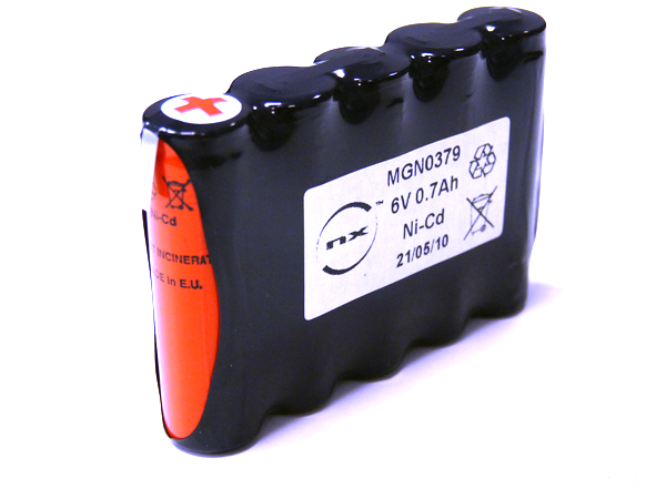 Pack(s) Batterie Nicd 5x AA VRE 5S1P ST1 6V 700mAh HBL