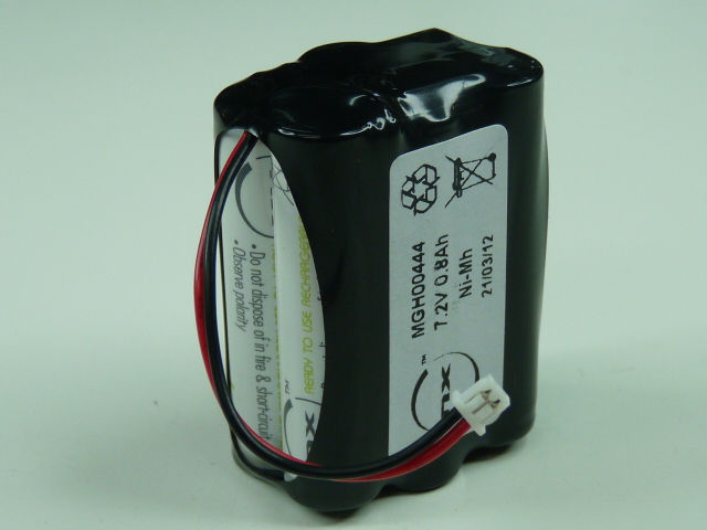 Batterie(s) Batterie Nimh 6x AAA NX 6S1P ST2 7.2V 800mAh Molex