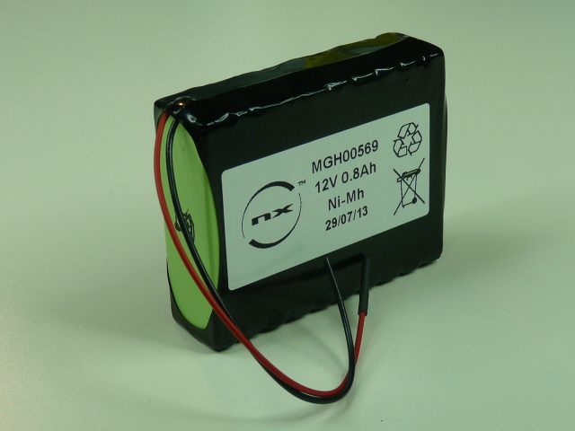 Pack(s) Batterie Nimh 10x pri 10S1P ST1 12V 750mAh F100