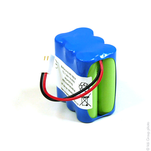 Pack(s) Batterie Nimh 6x AA 6S1P ST2 F75 7.2V 2Ah Molex