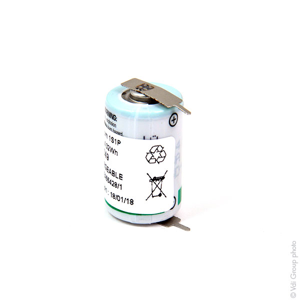 Pile(s) Pile lithium LS14250-2PF 1/2AA 3.6V 1.2Ah P2