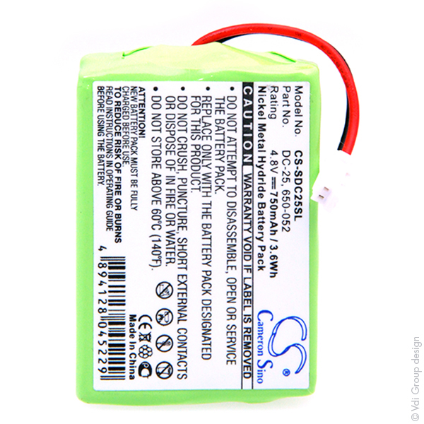 Pack(s) Batterie collier pour chien 4.8V 750mAh