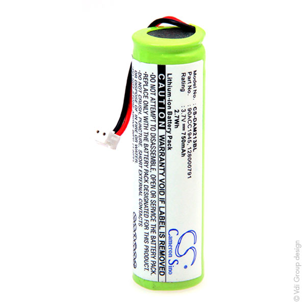 Accumulateur(s) Batterie lecteur codes barres 3.7V 750mAh