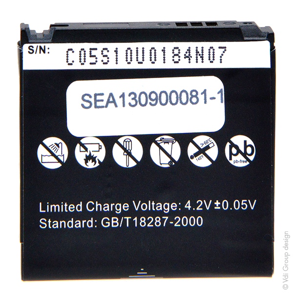 Blister(s) x 1 Batterie téléphone portable pour Samsung 3.7V 850mAh