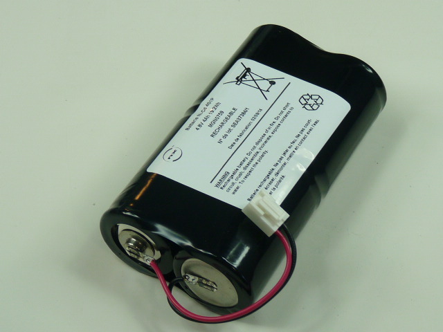 Pack(s) Batterie eclairage secours 4x D HT 4S1P ST5 4.8V 4.2Ah JST
