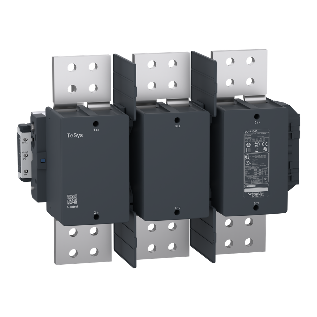 TeSys F - contacteur moteur - 3P - 1000A 415V AC3 - circuit commande 220VCA