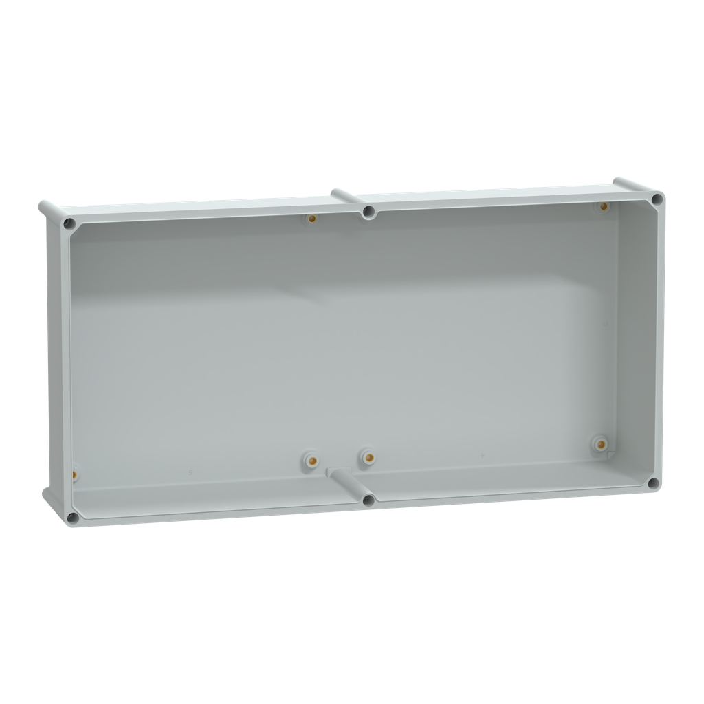 PanelSeT PLS - Boite avec Couvercle transparent 36x72x23 Ral 7035