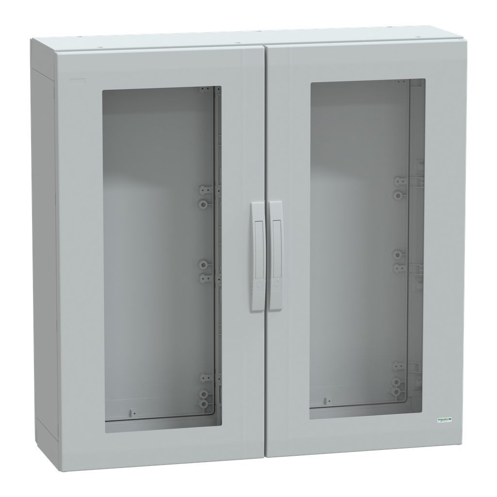 PanelSeT - Armoire polyester 1000x1000x320 - IP65 - vitrée Ral 7035