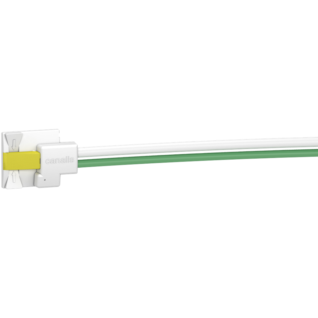 Canalis KB- connecteur dérivation 16A - L2+N+PE+bus - cable 1m