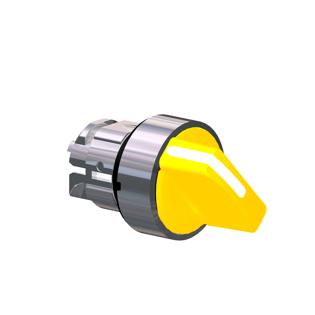 Harmony XB4 - tête bouton tournant à manette - Ø22 - 2 posit fixes - jaune