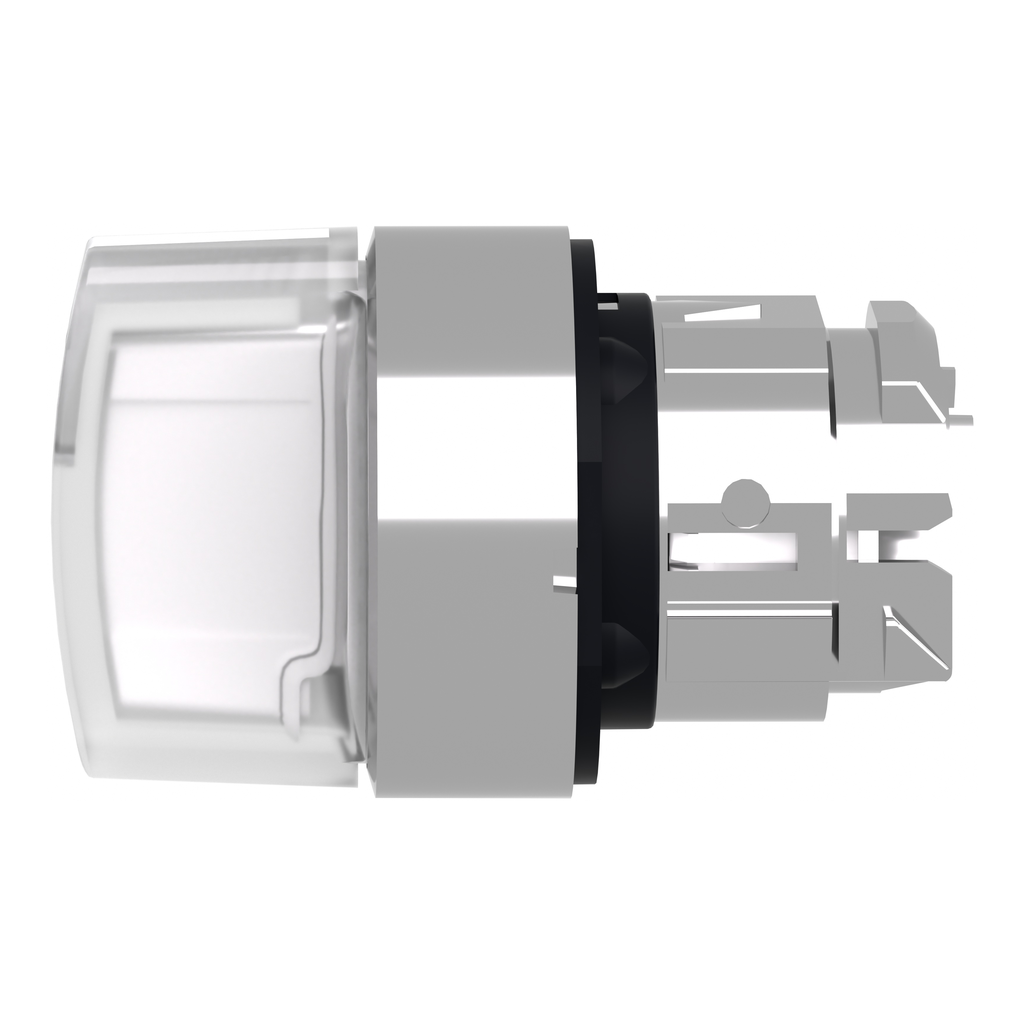 Harmony XB4 - tête bouton à manette lumineux - Ø22 - 3 pos rap GC - blanc