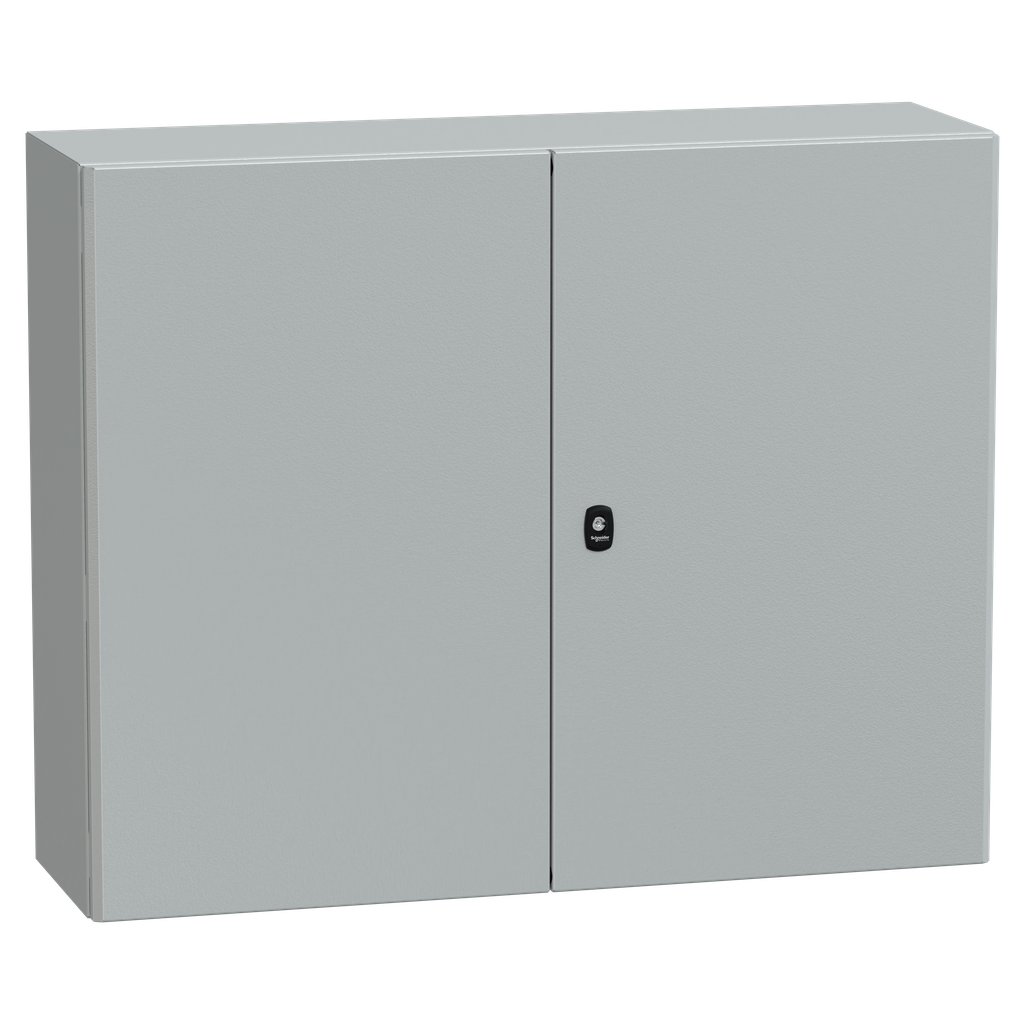 PanelSeT S3D - Enveloppe acier - H800xL1000xP300 - 2 portes pleines
