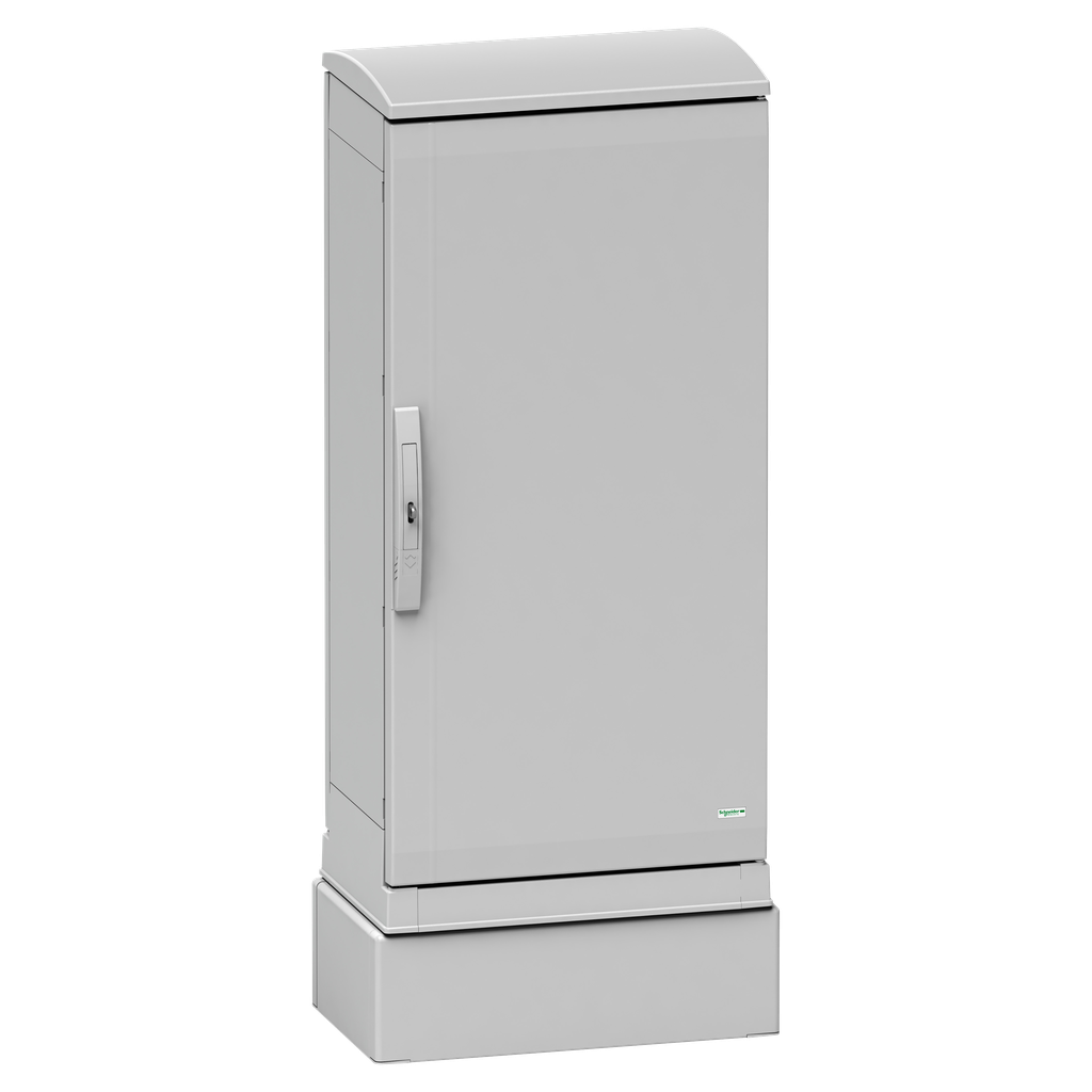 PanelSeT - Socle polyester hauteur 200 mm pour NSYPLAZ(T) L500P420 Ral 7035