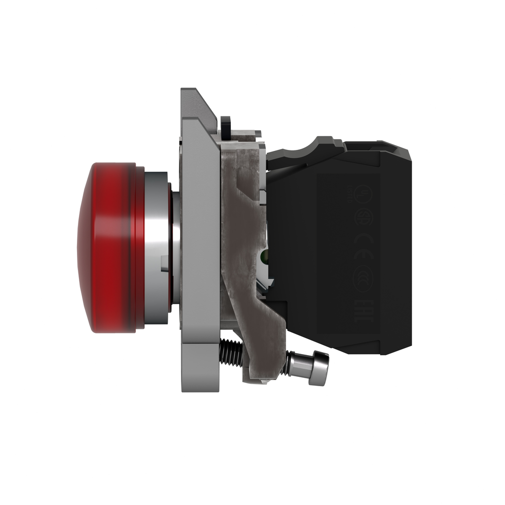 Harmony XB4 - voyant lumineux DEL - Ø22 - rouge - 230V - vis étrier