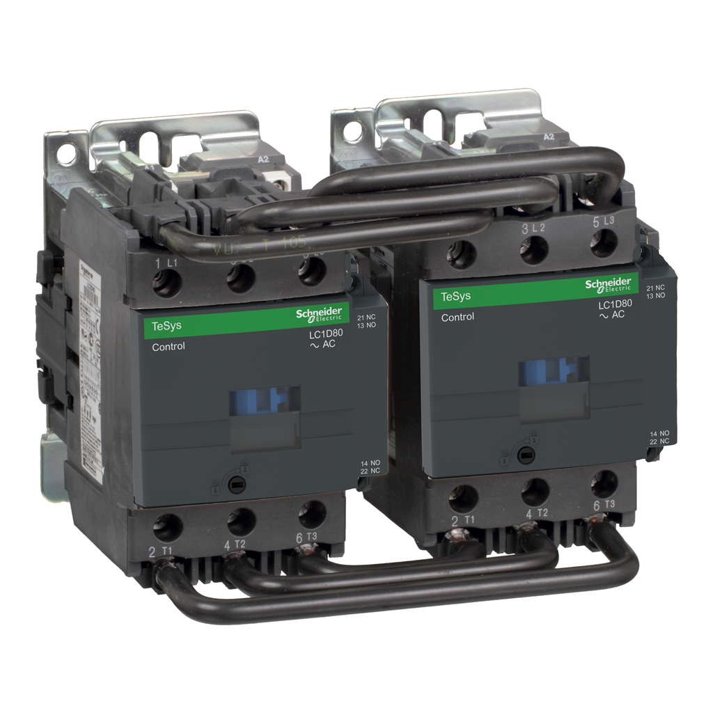 TeSys LC2D - contacteur inverseur - 3P - AC-3 440V - 80A - bobine 230Vca