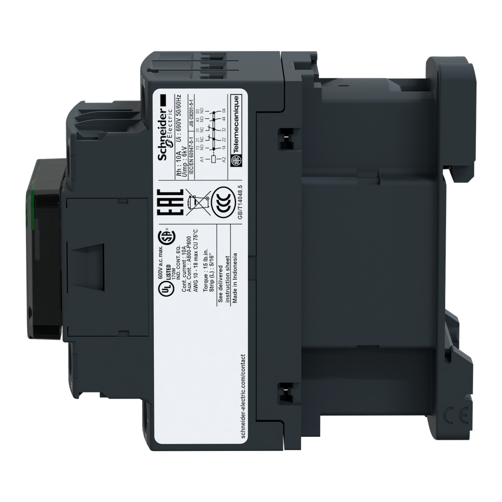 TeSys CAD32 - contacteur - 3F+2O - instantané - 10A - 380Vca