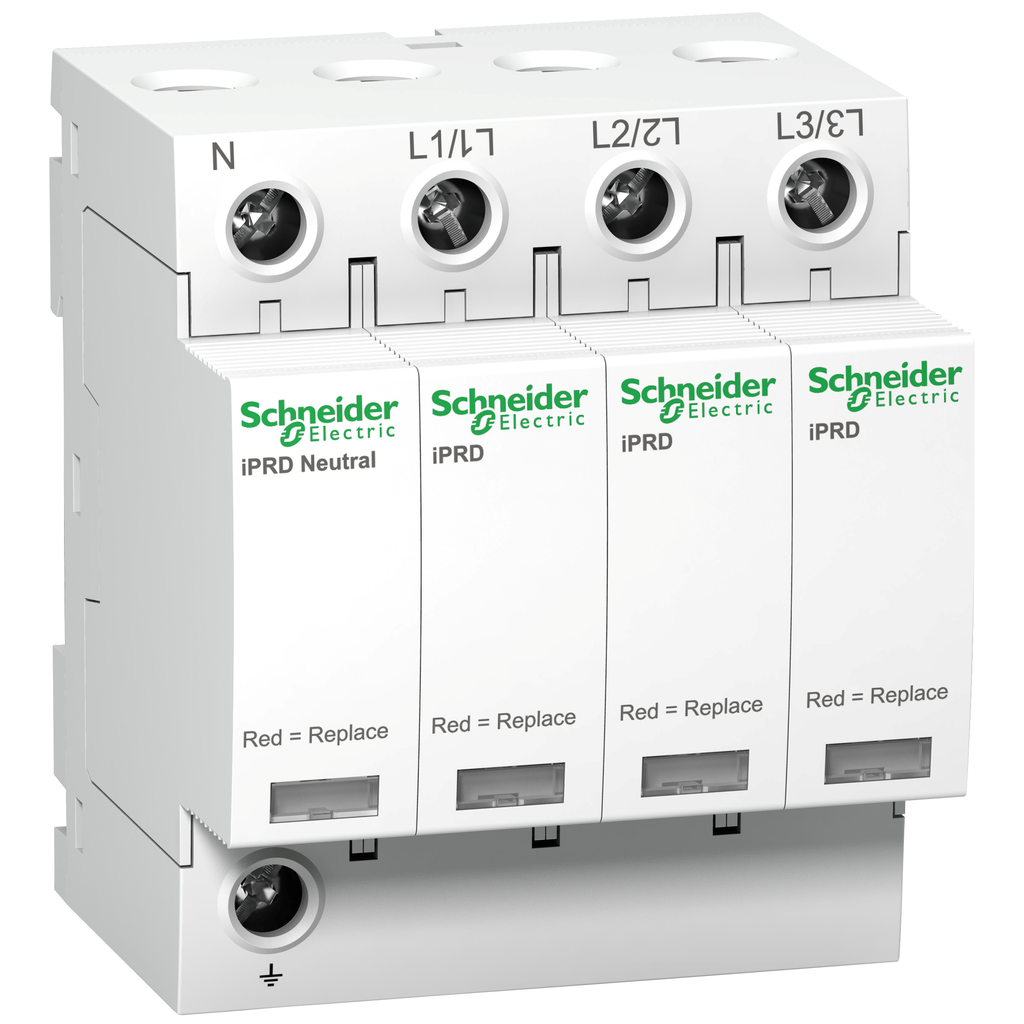 Acti9 - Parafoudre iPRD20r - 3PN - 20kA - 350V - avec report de signalisation