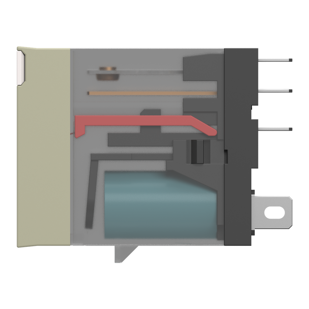 Telefast - relais électromagnétique embrochable - 12,5mm - 24Vcc - 1OF