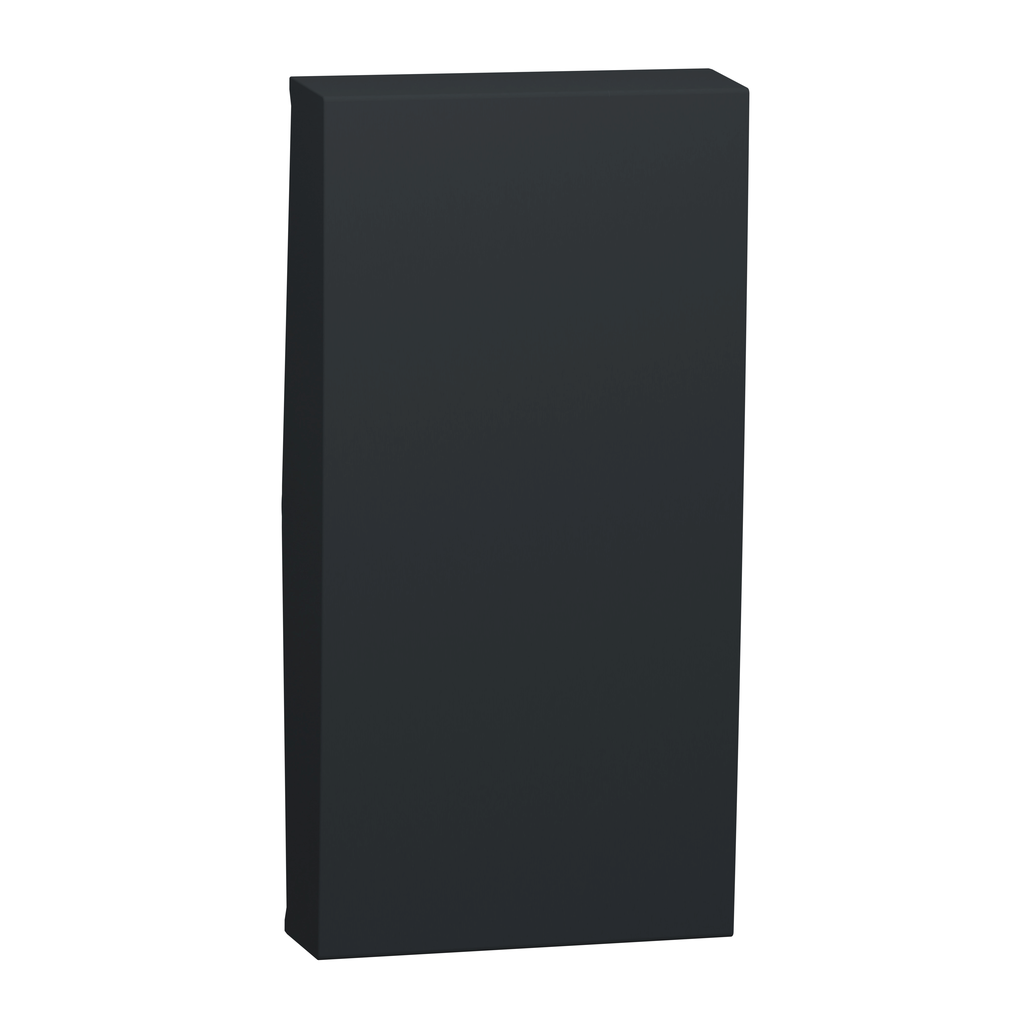 Unica - enjoliveur interrupteur ou bouton-poussoir - 1 mod - Anthracite