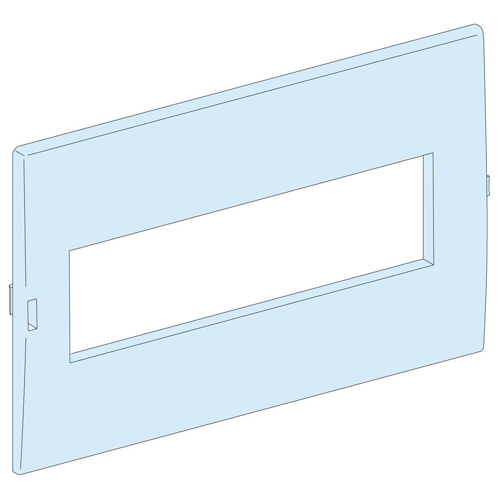MUREVA - accessoire coffret - plastron pour appareillage modulaire - 12 modules