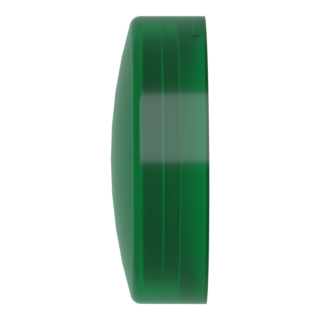 Harmony - cabochon lisse - pour voyant DEL - Ø22 - vert