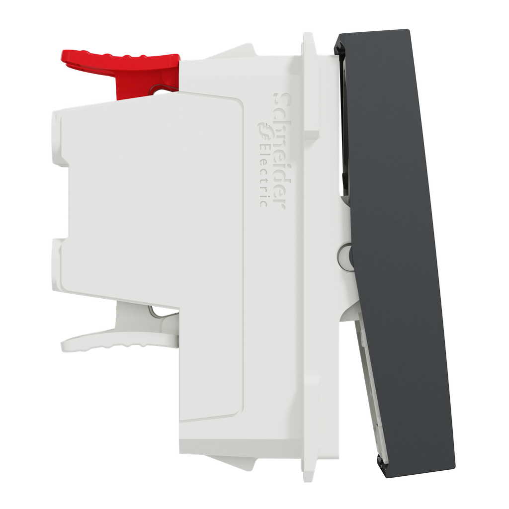 Unica - permutateur - 10A - 250Vca - 1 module - Anthracite - mécanisme seul