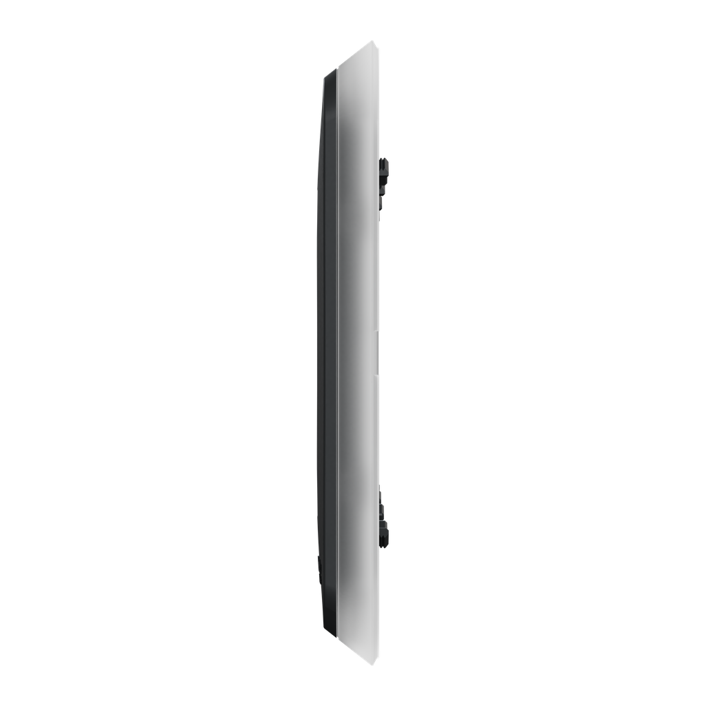 Unica Pro - plaque de finition - Anthracite - 4 postes