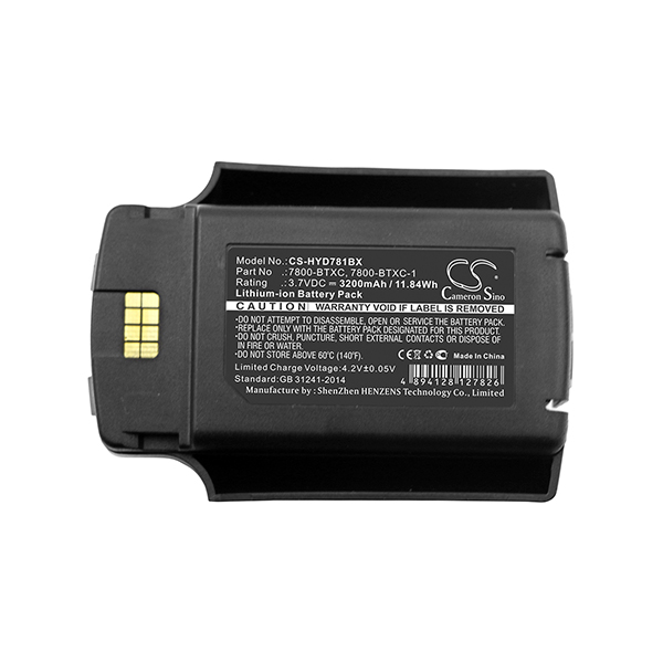 Batterie(s) Batterie lecteur codes barres 3.7V 3200mAh