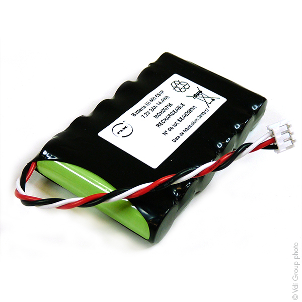Unité(s) Batterie Nimh 6x AA  6S1P ST1 7.2V 2Ah JST