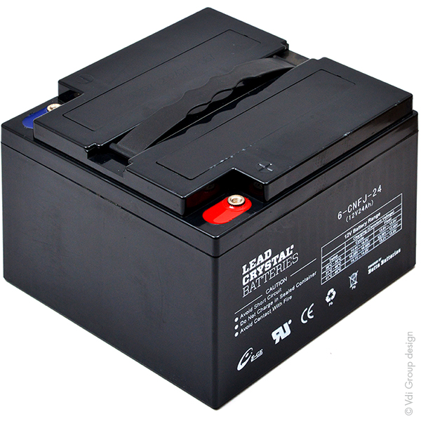 Batterie(s) Batterie lead crystal 6-CNFJ-24 12V 24Ah M5-F