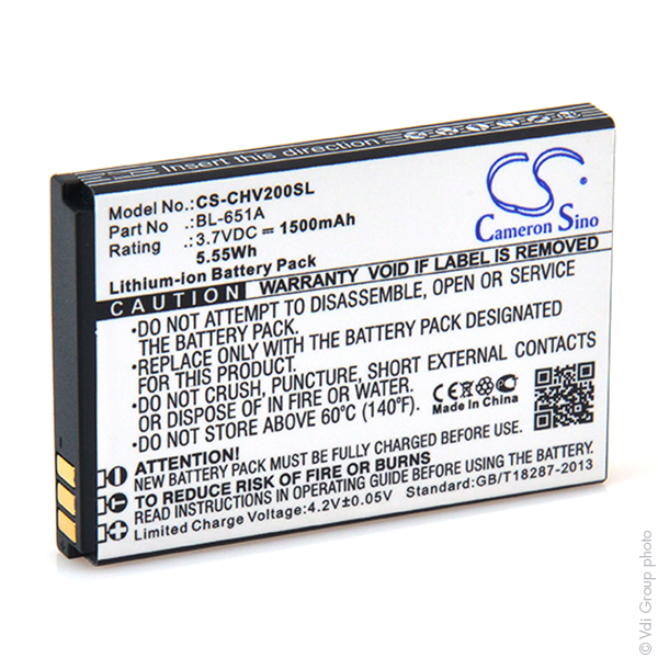 Blister(s) x 1 Batterie téléphone portable pour Crosscall 3.7V 1200mAh