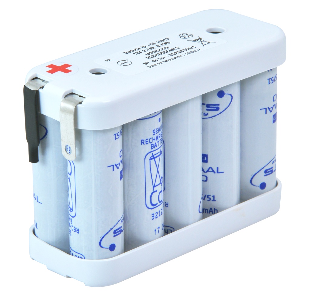 Pack(s) Batterie Nicd 10x AA VRE 10S1P ST2 12V 700mAh T2