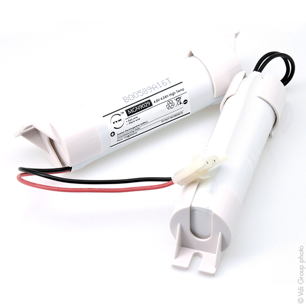 Unité(s) Batterie eclairage secours 2D+2D ST5 Twin Stick Fils + AMP 4.8V 4Ah
