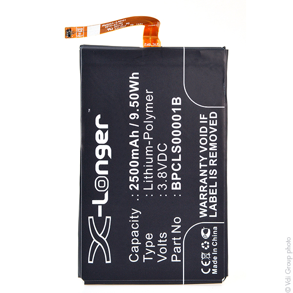 Blister(s) x 1 Batterie téléphone portable pour BlackBerry 3.8V 2500mAh