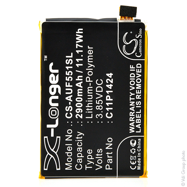 Blister(s) x 1 Batterie téléphone portable pour Asus 3.85V 2900mAh