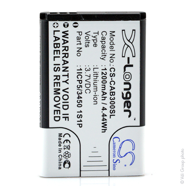 Blister(s) x 1 Batterie téléphone portable pour CAT 3.7V 1200mAh