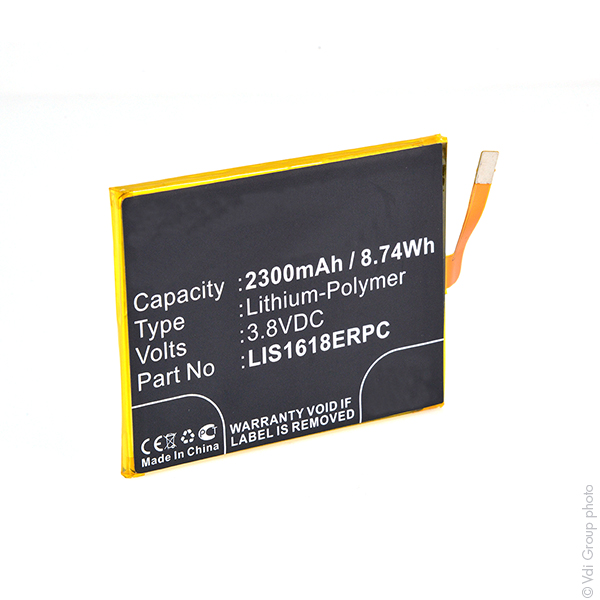 Blister(s) x 1 Batterie téléphone portable pour Sony 3.8V 2300mAh