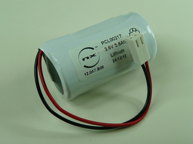 Pile(s) Pile lithium LSH14 C 3.6V 5800mAh MOLEX