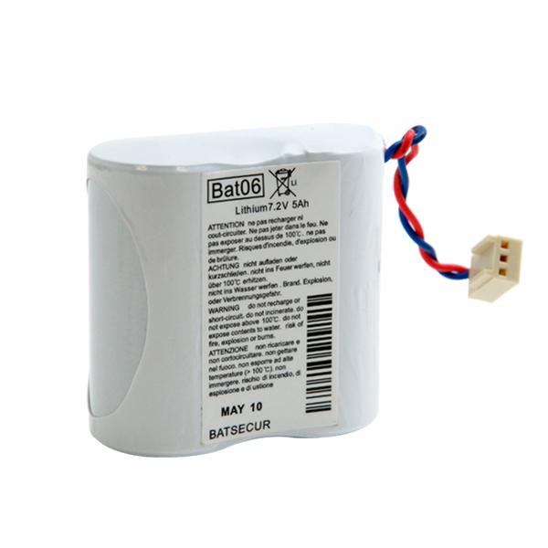 Pile(s) Batterie systeme alarme BATSECUR BAT06 7.2V 6Ah