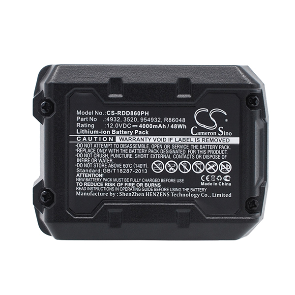 Batterie(s) Batterie outillage électroportatif compatible AEG / Ridgid 12V 4Ah