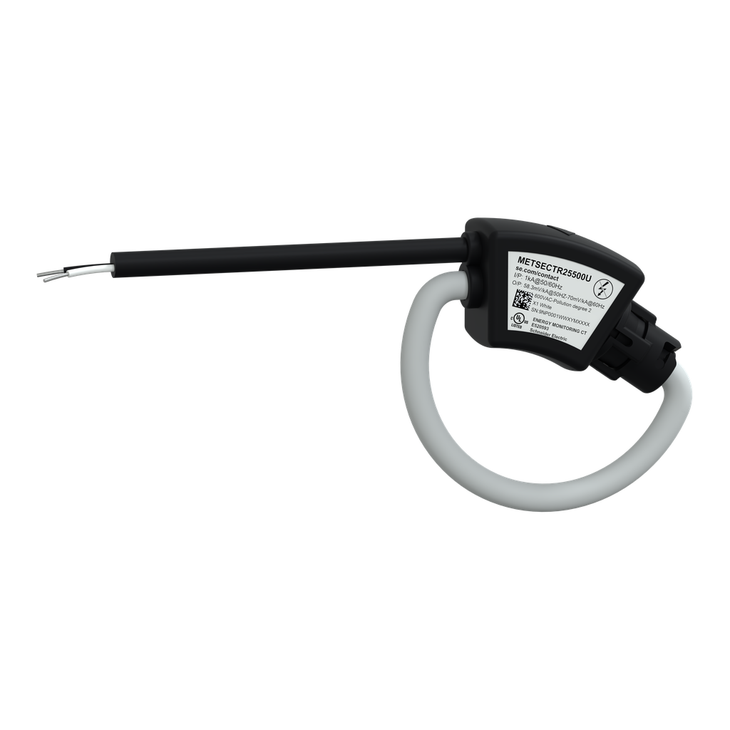 PowerLogic - transformateur de courant - tore souple ouvert - 250mm - 600V - 5kA