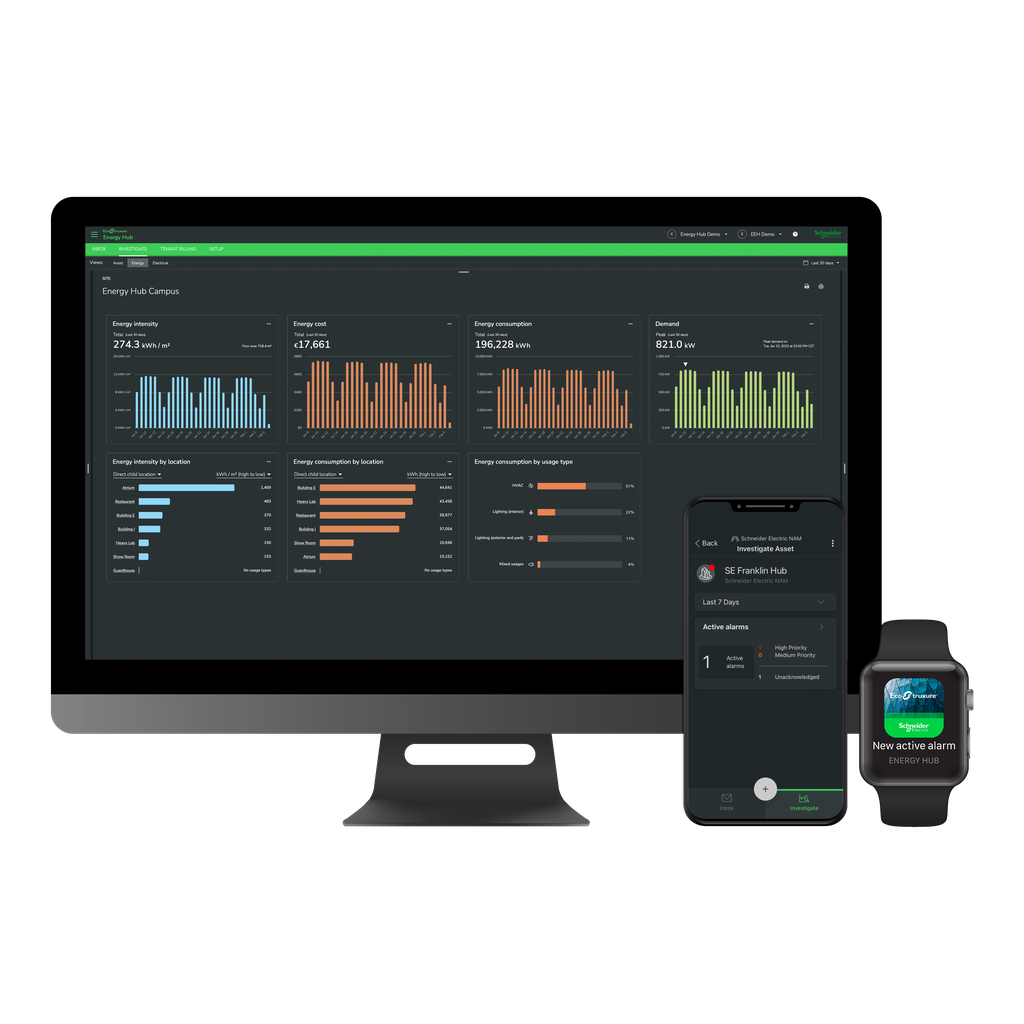 Energy Hub Essential - Analyse Elec,Gaz,Eau,Temp,Hygro - 1 credit - 3 ans