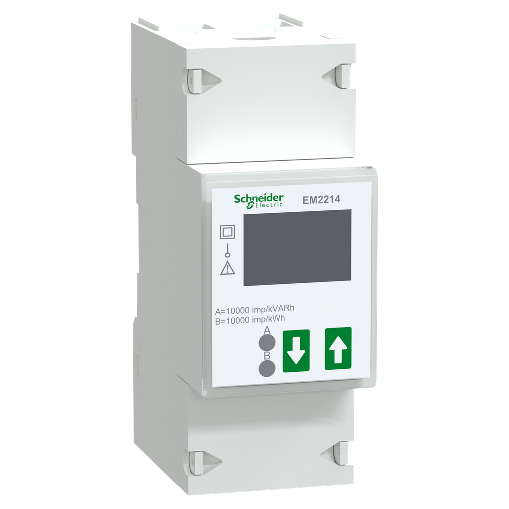 Compteur rail DIN monophasé,230V 100A,MID Classe B, compteur energie active