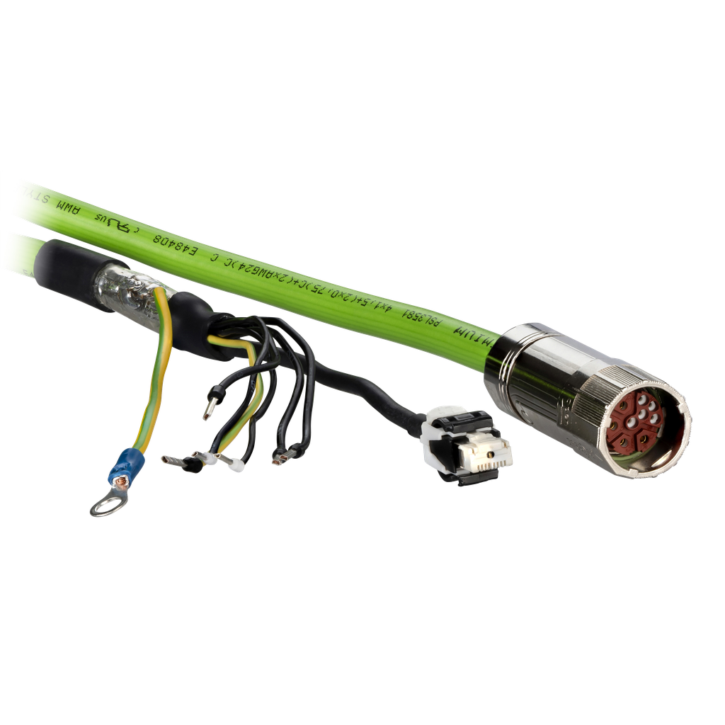 SH3 OMC - Câbles 4x1,5mm2 connecteur M17 longueur 100m